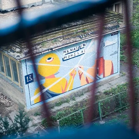 V 13 - 3 Bdr Balcony, Views - Courtyard N Vokieciu Lägenhet Vilnius